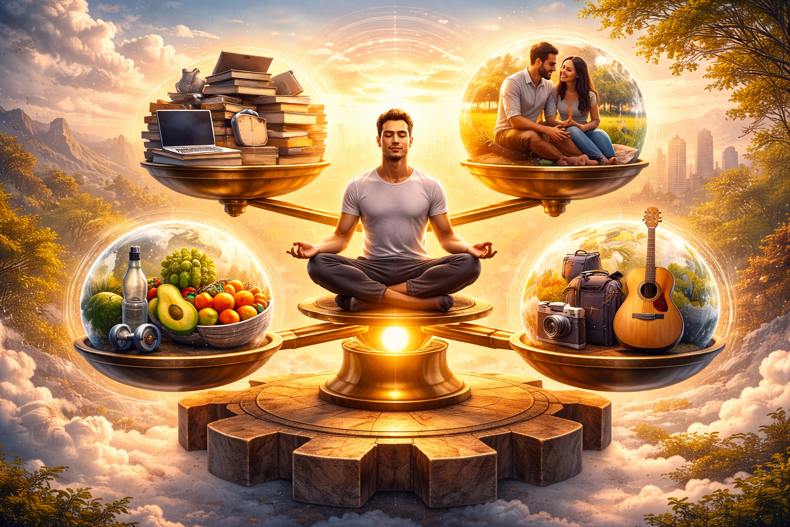 A Máquina do Equilibrio: como encontrar equilibrio entre trabalho, corpo, cultura e afeto, estratégias práticas para restaurar bem-estar no cotidiano